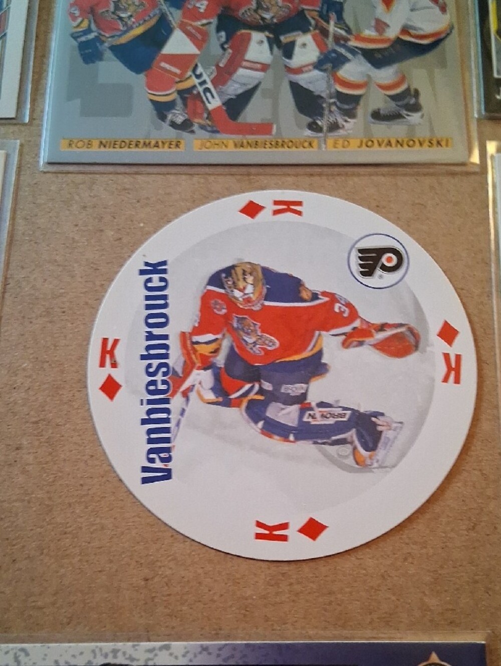 Vintage John Vanbiesbrouck Hockey Card Lot - Red, White, Blue - Picture 11 of 16